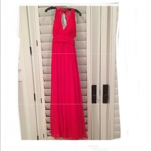 Neiman Marcus red gown by Aidan Mattox